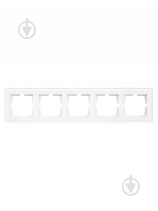 Рамка п'ятимісна Lezard Vesna горизонтальна білий матовий 742-5380-150 - фото 1 Рамка п'ятимісна Lezard Vesna горизонтальна білий матовий 742-5380-150 - фото 1