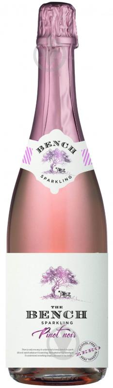 Вино ігристе Les Grands Chais de France Bench Pinot Noir рожеве безалкогольне 0,75 л - фото 1