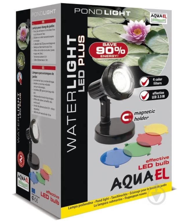 Лампа-светильник LED AQUA EL для пруда Waterlight Led Plus 5 Вт 112112 - фото 1