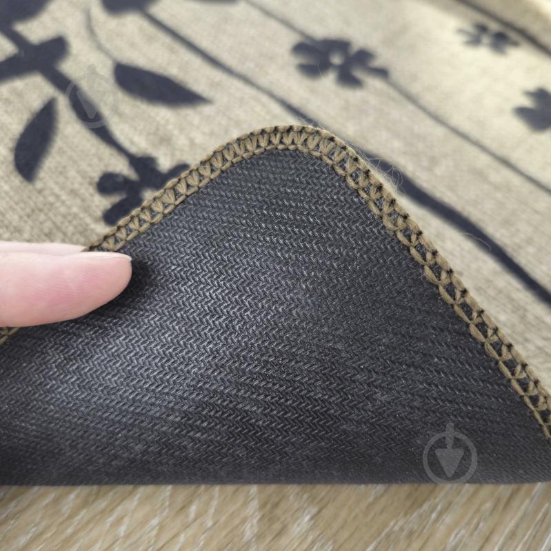 Коврик Dariana Лен Цветок 45x75 см - фото 3