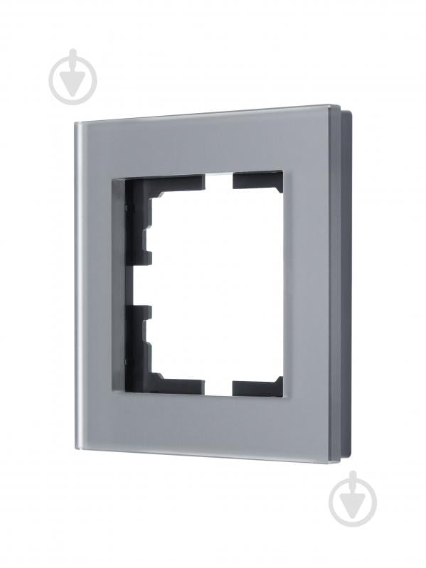 Рамка одномісна Lezard Vesna горизонтальна асфальт 742-M6980-146 - фото 2