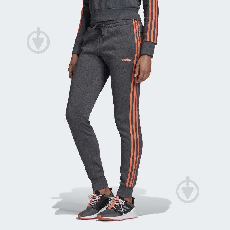 Брюки Adidas W E 3S PANT FL EK5590 р. S темно-серый - фото 3