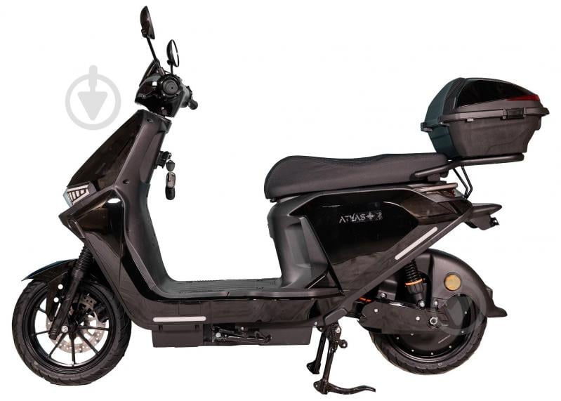 Электроскутер ATLAS Shark 2 Box 2000W Black - фото 3