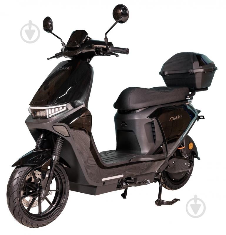 Электроскутер ATLAS Shark 2 Box 2000W Black - фото 1