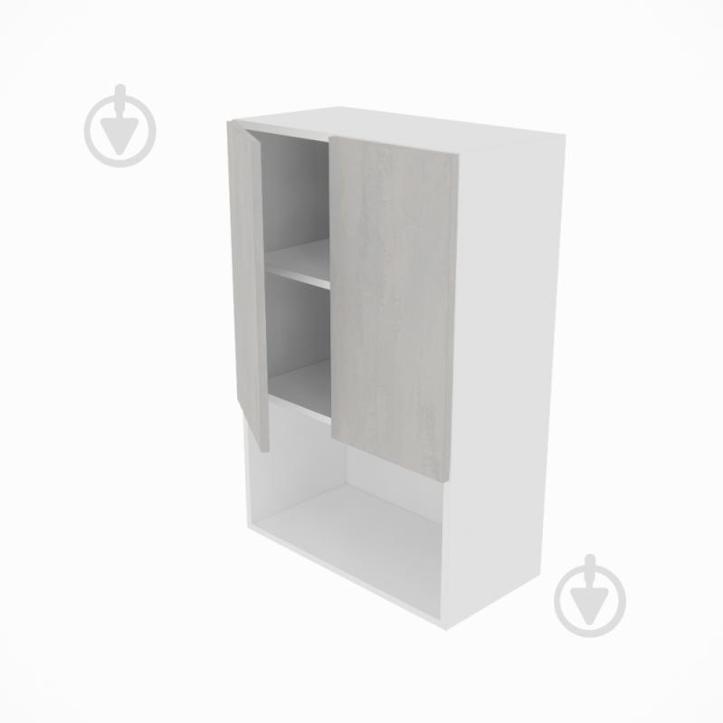 Шкаф верхний Софи (В 60 2Д п/микровол. (920)) шелковый камень/белый Світ Меблів - фото 2 Шкаф верхний Софи (В 60 2Д п/микровол. (920)) шелковый камень/белый Світ Меблів - фото 2