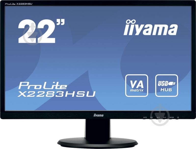 Монитор Iiyama ProLite 21,5" (X2283HSU-B1DP) - фото 1