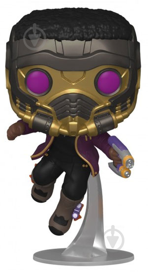 Фігурка Funko POP! Bobble Marvel What If T'Challa Star-Lord (FUN25491799) - фото 1