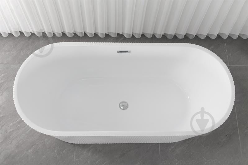 Ванна акрилова EGO WAVE окремостояча MS-03 білий 170х75 см - фото 2 Ванна акрилова EGO WAVE окремостояча MS-03 білий 170х75 см - фото 2