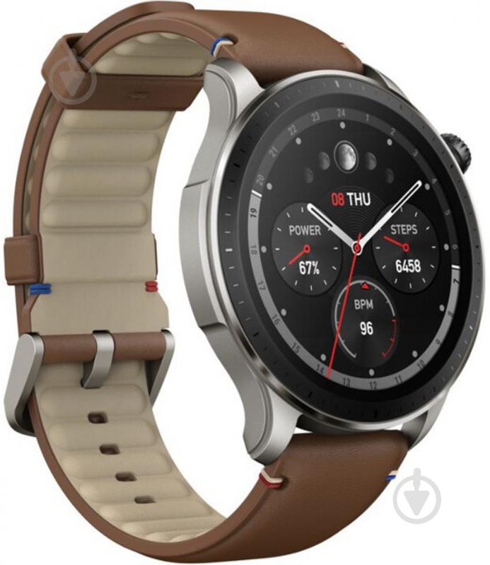 Смарт-часы Amazfit GTR 4 vintage brown leather (955545) - фото 3