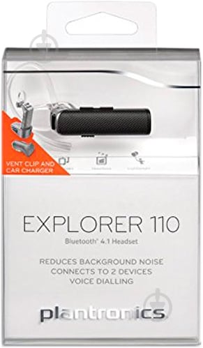 Bluetooth-гарнитура Plantronics Explorer 110 black - фото 5