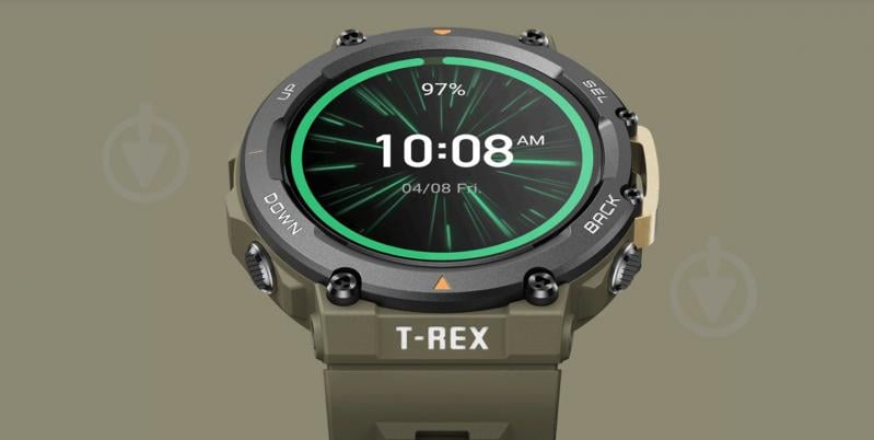 Смарт-годинник Amazfit T-Rex 2 astro black & gold (955552) - фото 20