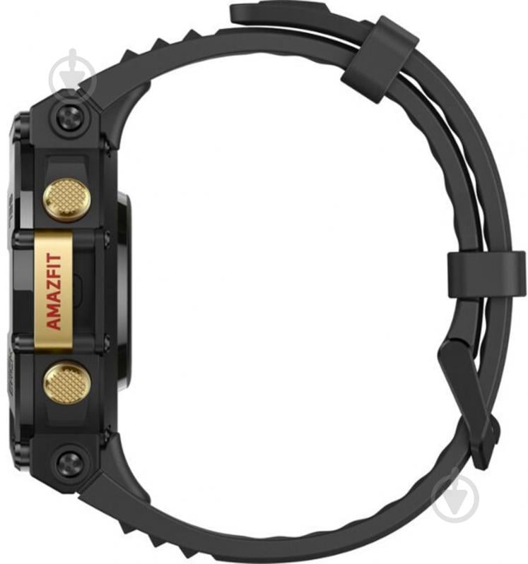 Смарт-годинник Amazfit T-Rex 2 astro black & gold (955552) - фото 4