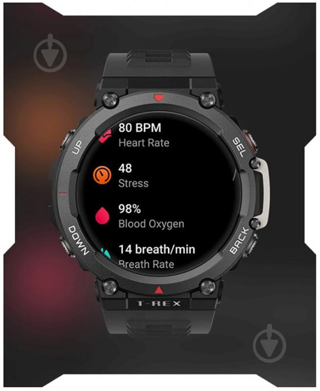 Смарт-часы Amazfit T-Rex 2 ember black (955551) - фото 7