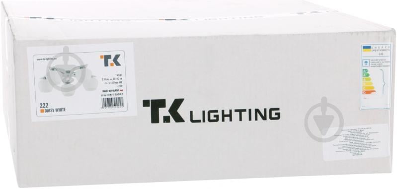 Люстра стельова TK Lighting Daisy White 5xE27 хром - фото 2