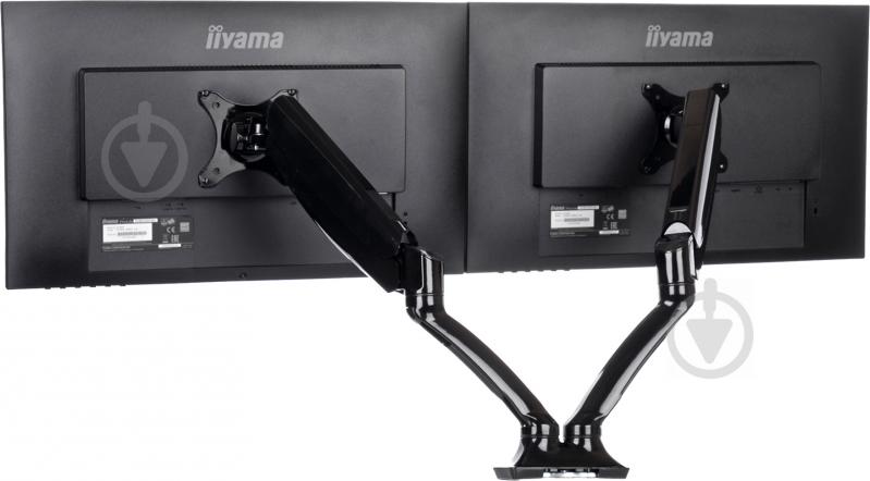 Крепление для монитора Iiyama DS3002C-B1 поворотно-наклонные 10"-27" черный - фото 8