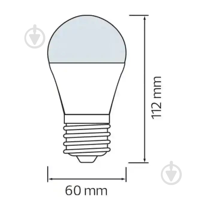 Лампа світлодіодна HOROZ ELECTRIC 10 Вт A60 матова E27 220 В 3000 К 001-021-0010-051 - фото 2