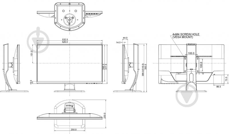 Монитор Iiyama ProLite 23" (XUB2390HS-B1) - фото 9
