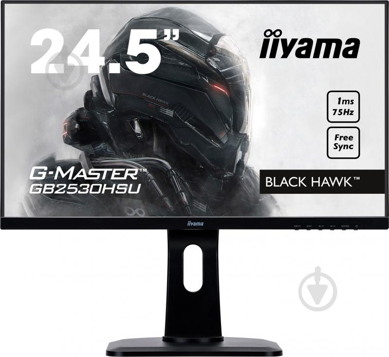 Монитор Iiyama G-Master Black Hawk 24,5" (GB2530HSU-B1) - фото 1 Монитор Iiyama G-Master Black Hawk 24,5" (GB2530HSU-B1) - фото 1