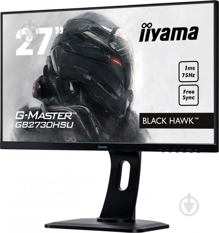 Монитор Iiyama G-Master Black Hawk 27" (GB2730HSU-B1) - фото 4