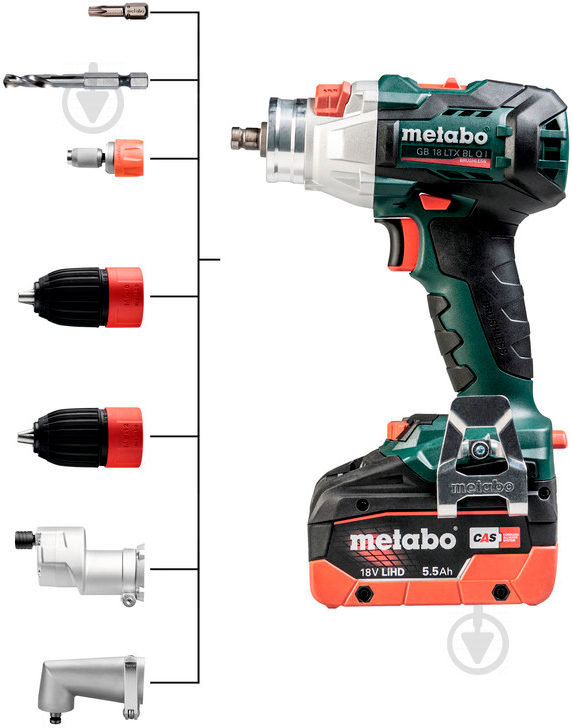 Шуруповерт аккумуляторный Metabo GB 18 LTX BL Q I 602362850 - фото 2