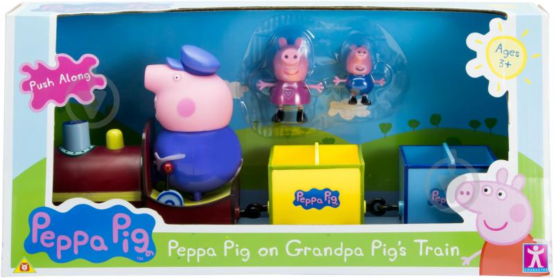 Набір Peppa Pig Паровозик Дідуся Пеппи 20829 - фото 6