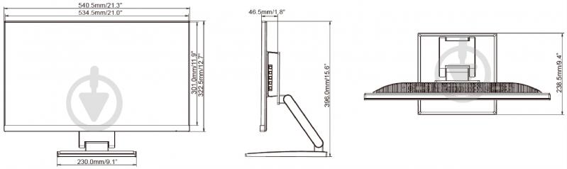 Монитор Iiyama ProLite 23,8" (T2454MSC-B1AG) - фото 18