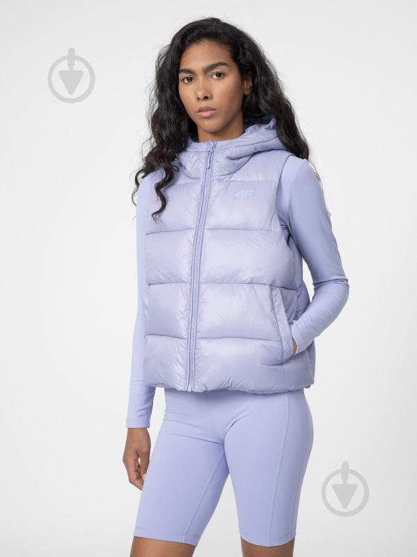 Жилет 4F 4FSS23TDJAF092-52S р.S фиолетовый - фото 1