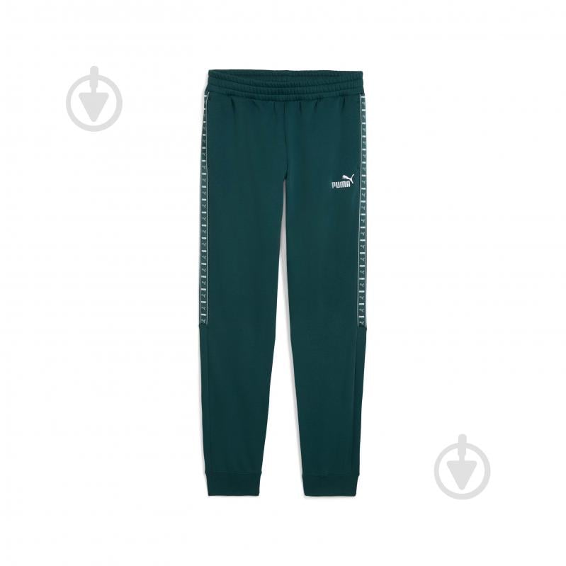 Брюки Puma ESS TAPE SWEATPANTS FL CL 68467975 р. M зеленый - фото 1