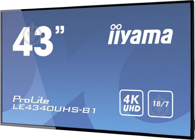 Монітор Iiyama ProLite 42,5" (LE4340UHS-B1) - фото 3
