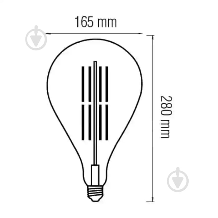 Лампа светодиодная HOROZ ELECTRIC 8 Вт E27 2200 К 220 В прозрачная 001-049-0008-010 - фото 2