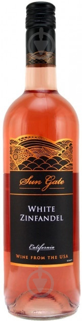 Вино Les Grands Chais de France Sun Gate Zinfandel рожеве напівсухе 0,75 л - фото 1