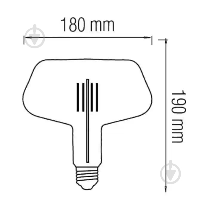 Лампа світлодіодна HOROZ ELECTRIC 8 Вт E27 2200 К 220 В прозора 001-050-0008-010 - фото 2