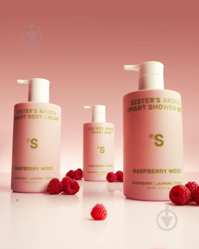 Гель для душа Sister's Aroma RASPBERRY WOOD 250 мл - фото 6