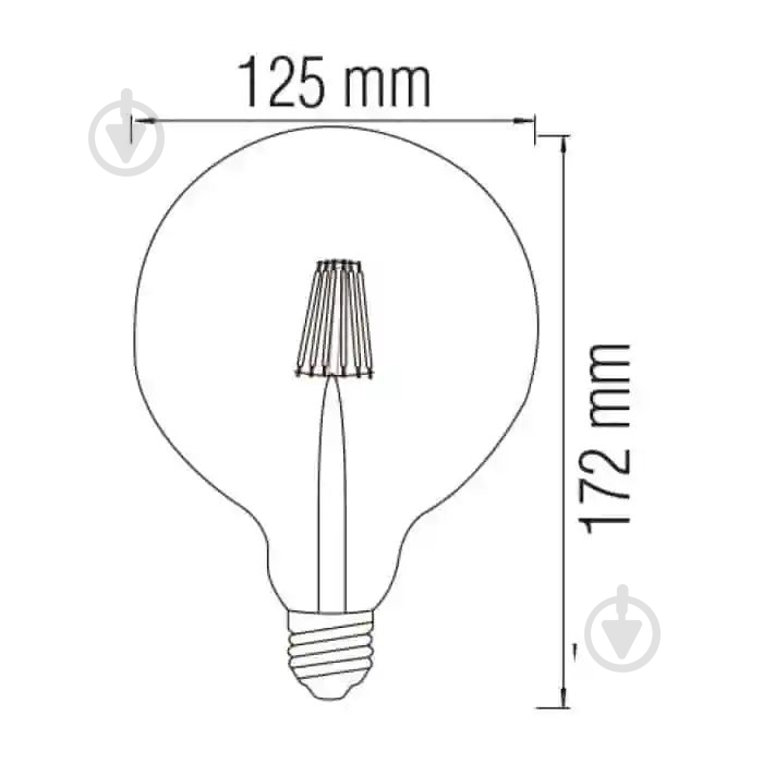 Лампа светодиодная HOROZ ELECTRIC 6 Вт E27 2200 К 220 В прозрачная 001-030-0006-010 - фото 2