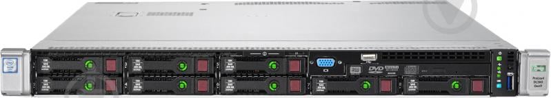 Сервер HP DL360 Gen9 E5-2620v3 2.4GHz/6-core/1P 16GB 8SFF P440ar/2GB FBWC DVD-RW RPS Rck - фото 1