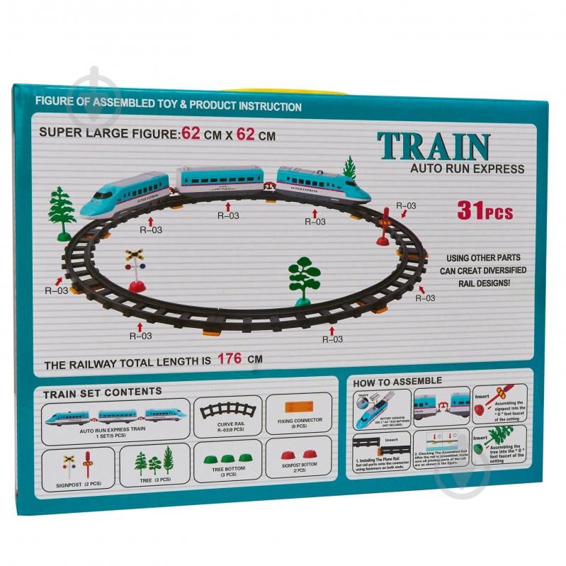 Игровой набор LiXin Железная дорога с поездом 176 см 2942A - фото 8
