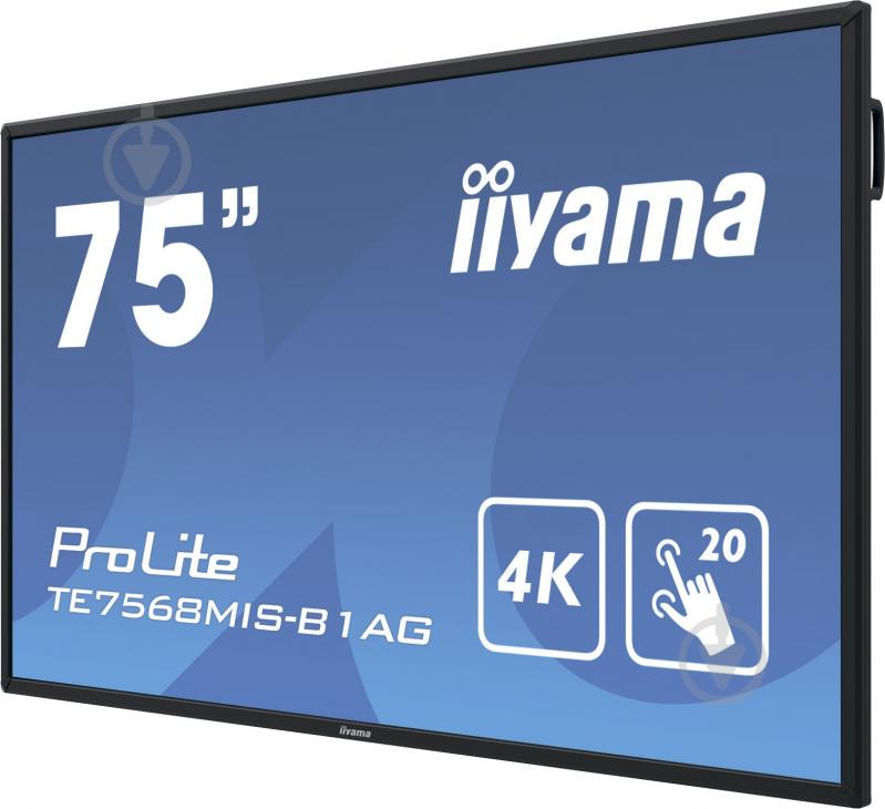 Монитор Iiyama ProLite 74,5" (TE7568MIS-B1AG) - фото 3