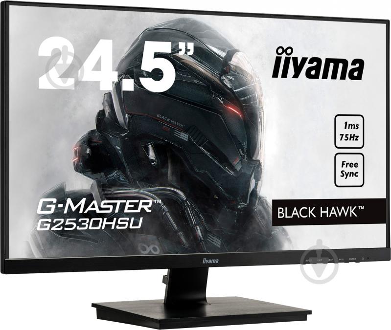 Монітор Iiyama G-Master 24,5" (G2530HSU-B1) - фото 2