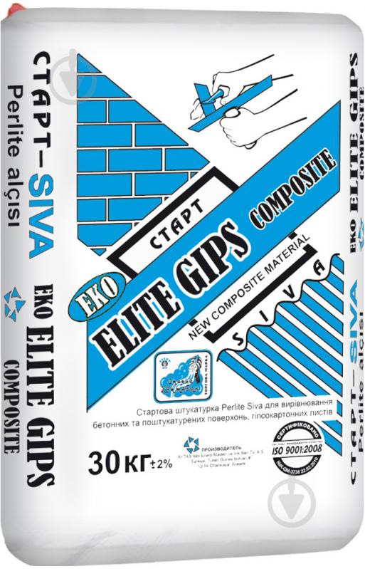 Штукатурка Elite Gips Siva Eko 30 кг - фото 1