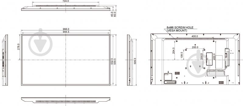 Монитор Iiyama ProLite 43" (LE4340S-B1) - фото 10