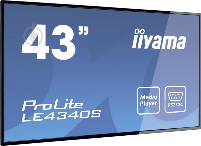 Монитор Iiyama ProLite 43" (LE4340S-B1) - фото 2