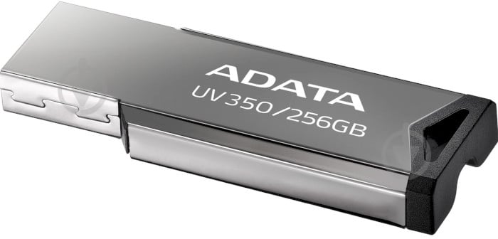 Флеш-память ADATA 256 ГБ USB 3.2 grey (AUV350-256G-RBK) - фото 3