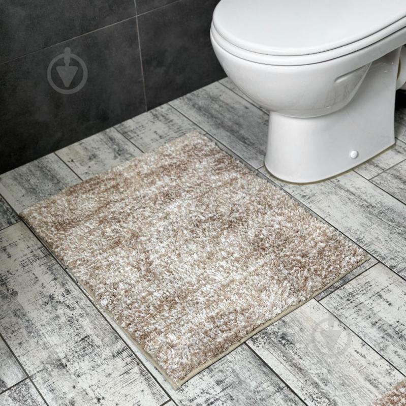 Килимок для ванної Dariana Comfort 60x50 см коричневий - фото 1