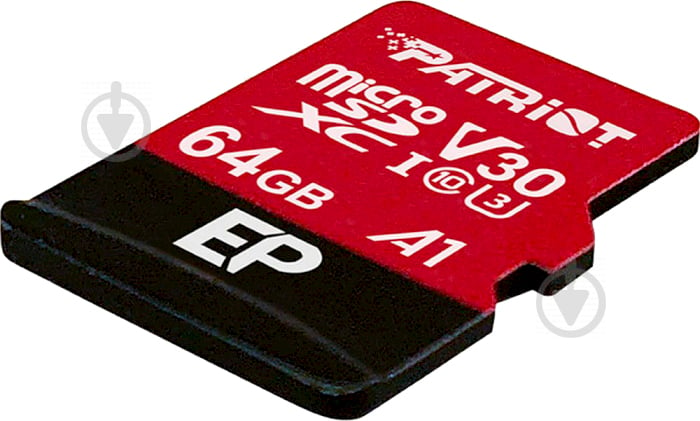 Карта памяти Patriot microSDXC 64 ГБ Class 10UHS-I Class 3 (U3) (PEF64GEP31MCX ) V30 A1 R-100MB/s - фото 2