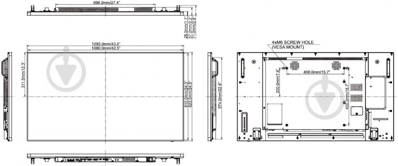 Монитор Iiyama ProLite 49" (LH4982SB-B1) - фото 20