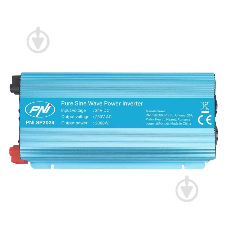 Инвертор напряжения PNI SP2024, 2000W, 24V/230V - фото 3