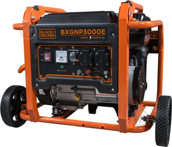 Генератор бензиновый Black+Decker BXGNP3000E 2,6 кВт / 3 кВт 230 В 6807635 - фото 4