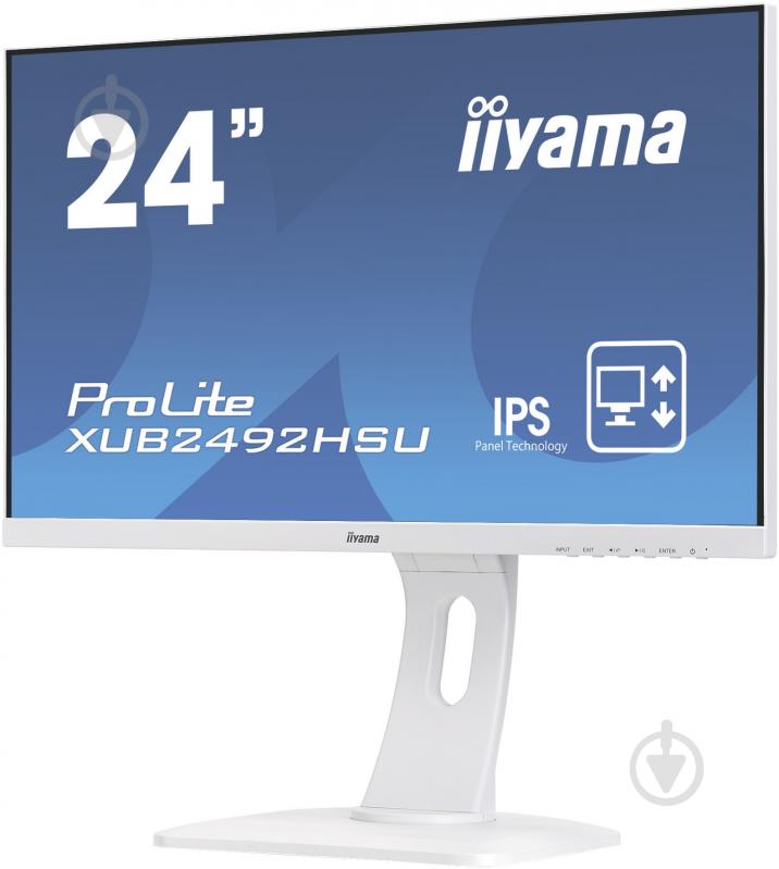 Монітор Iiyama ProLite 23,8" (XUB2492HSU-W1 D) - фото 4 Монітор Iiyama ProLite 23,8" (XUB2492HSU-W1 D) - фото 4