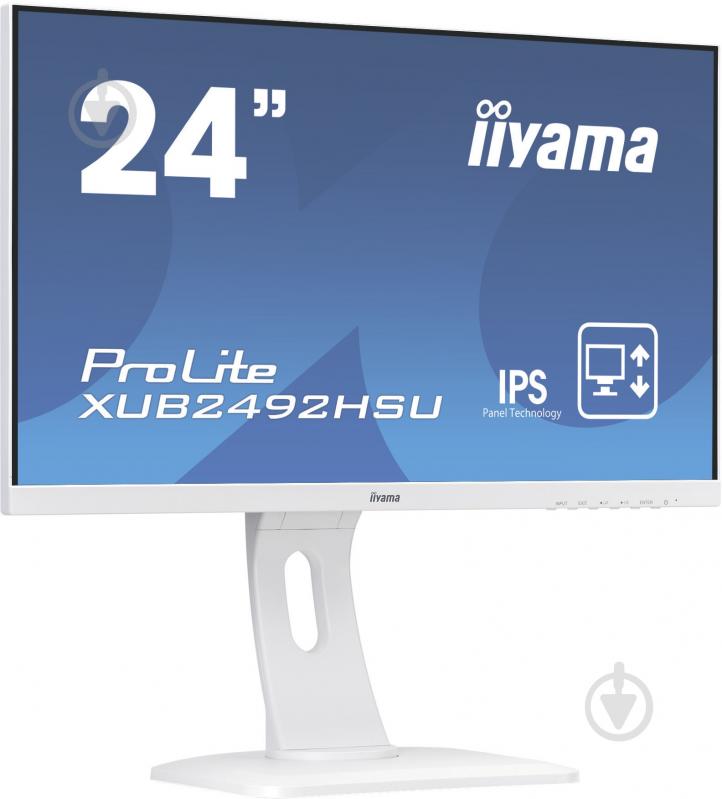 Монітор Iiyama ProLite 23,8" (XUB2492HSU-W1 D) - фото 2 Монітор Iiyama ProLite 23,8" (XUB2492HSU-W1 D) - фото 2