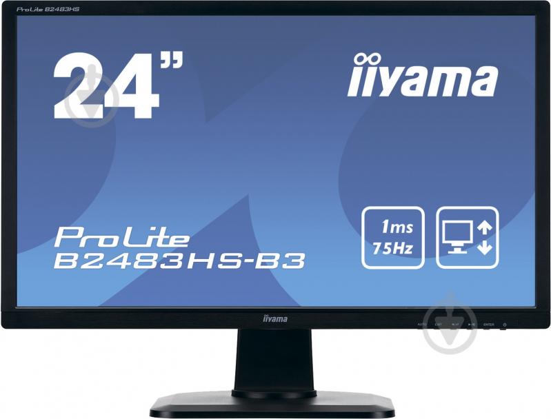 Монитор Iiyama ProLite 24" (B2483HS-B3) - фото 5